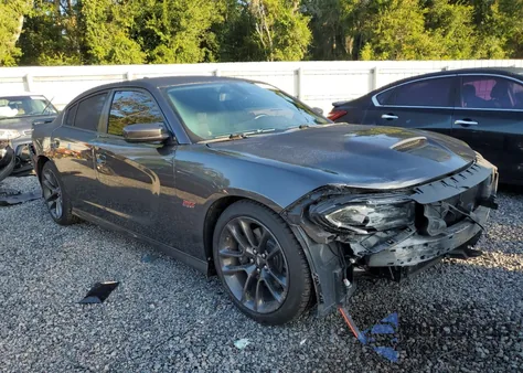 2020 Dodge Charger Scat Pack z USA, uszkodzony, nr VIN 2C3CDXGJ5LH249701